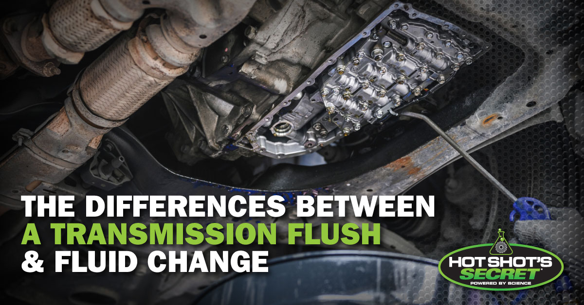 Differences between a transmission flush and fluid change